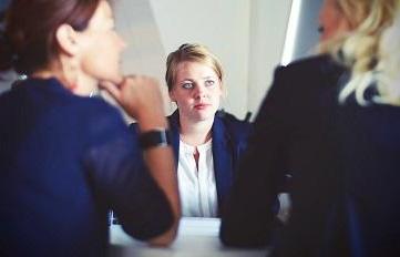 Career and Professional Success's interview skills image of two employers interviewing a student